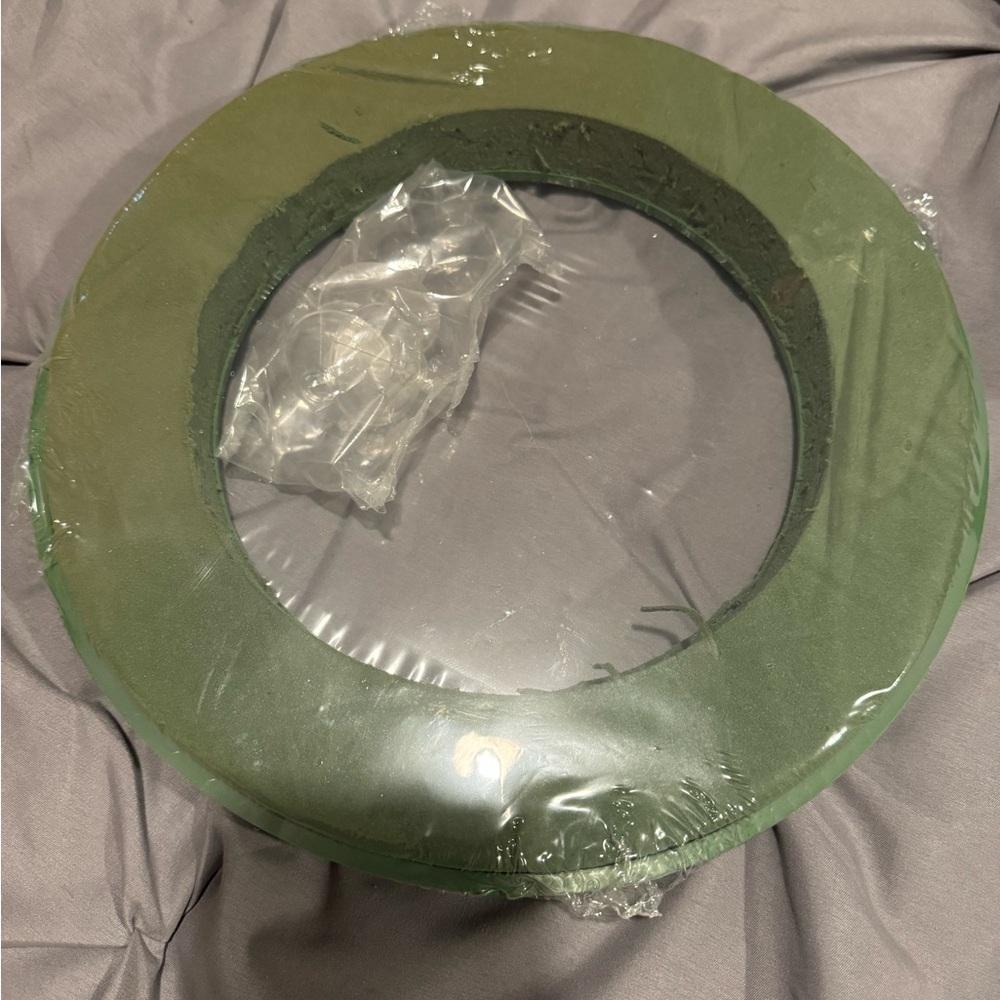 Green Floral Foam Wreath Base